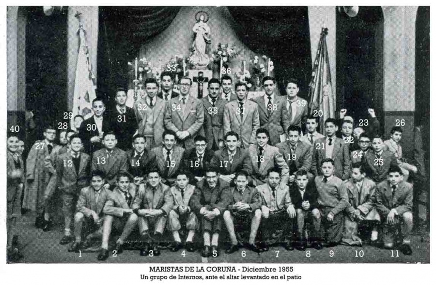 1955 - Carballeses en los Maristas